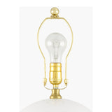 Modern European furniture - White Empire Fabric Table Lamp - www.oroa.com