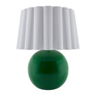 Modern European furniture - Scalloped White Fabric Table Lamp - www.oroa.com