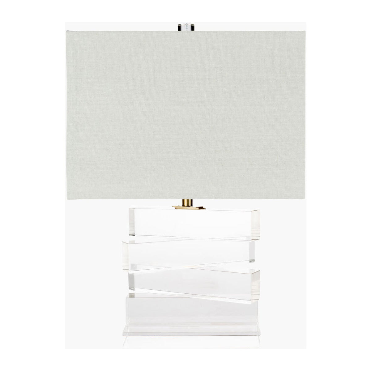 Modern European furniture - Clear Crystal Accent Table Lamp - www.oroa.com
