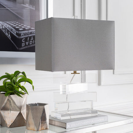 Modern European furniture - Clear Crystal Accent Table Lamp - www.oroa.com