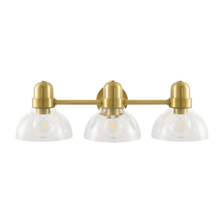 Modern European furniture - Clear Glass Gold Wall Lamp - www.oroa.com