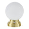 Modern European furniture - White Glass Globe Table Lamp - www.oroa.com
