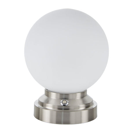 Modern European furniture - White Glass Globe Table Lamp - www.oroa.com