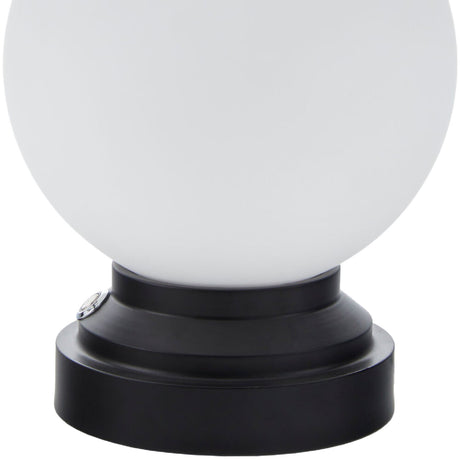 Modern European furniture - White Glass Globe Table Lamp - www.oroa.com
