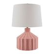 Modern European furniture - Fluted Ceramic Accent Table Lamp - www.oroa.com