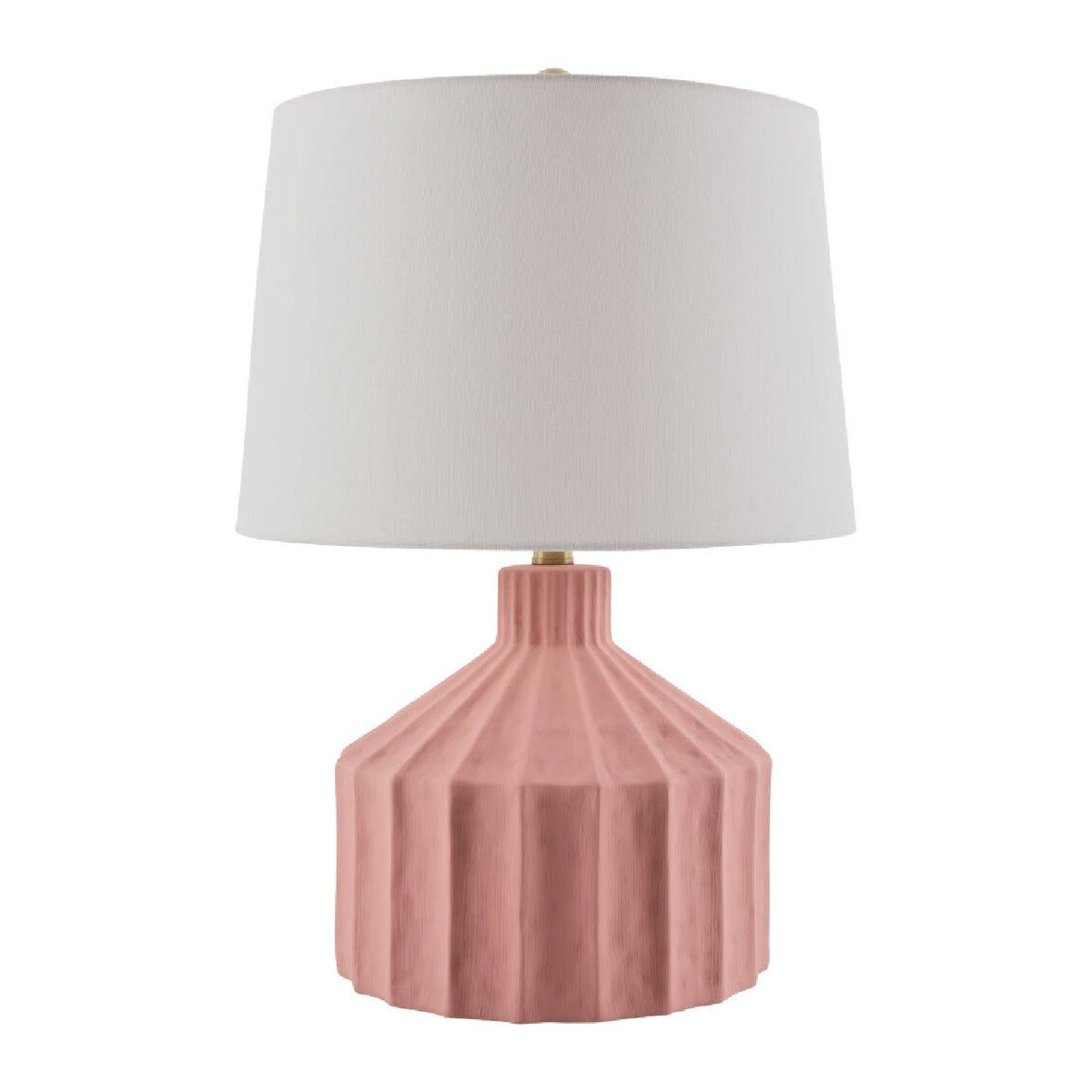 Modern European furniture - Fluted Ceramic Accent Table Lamp - www.oroa.com