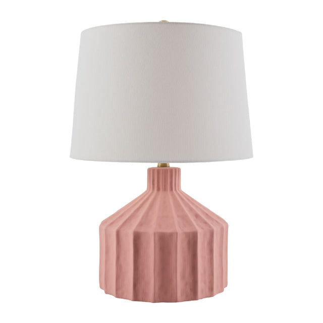 Modern European furniture - Fluted Ceramic Accent Table Lamp - www.oroa.com