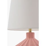 Modern European furniture - Fluted Ceramic Accent Table Lamp - www.oroa.com