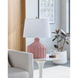 Modern European furniture - Fluted Ceramic Accent Table Lamp - www.oroa.com
