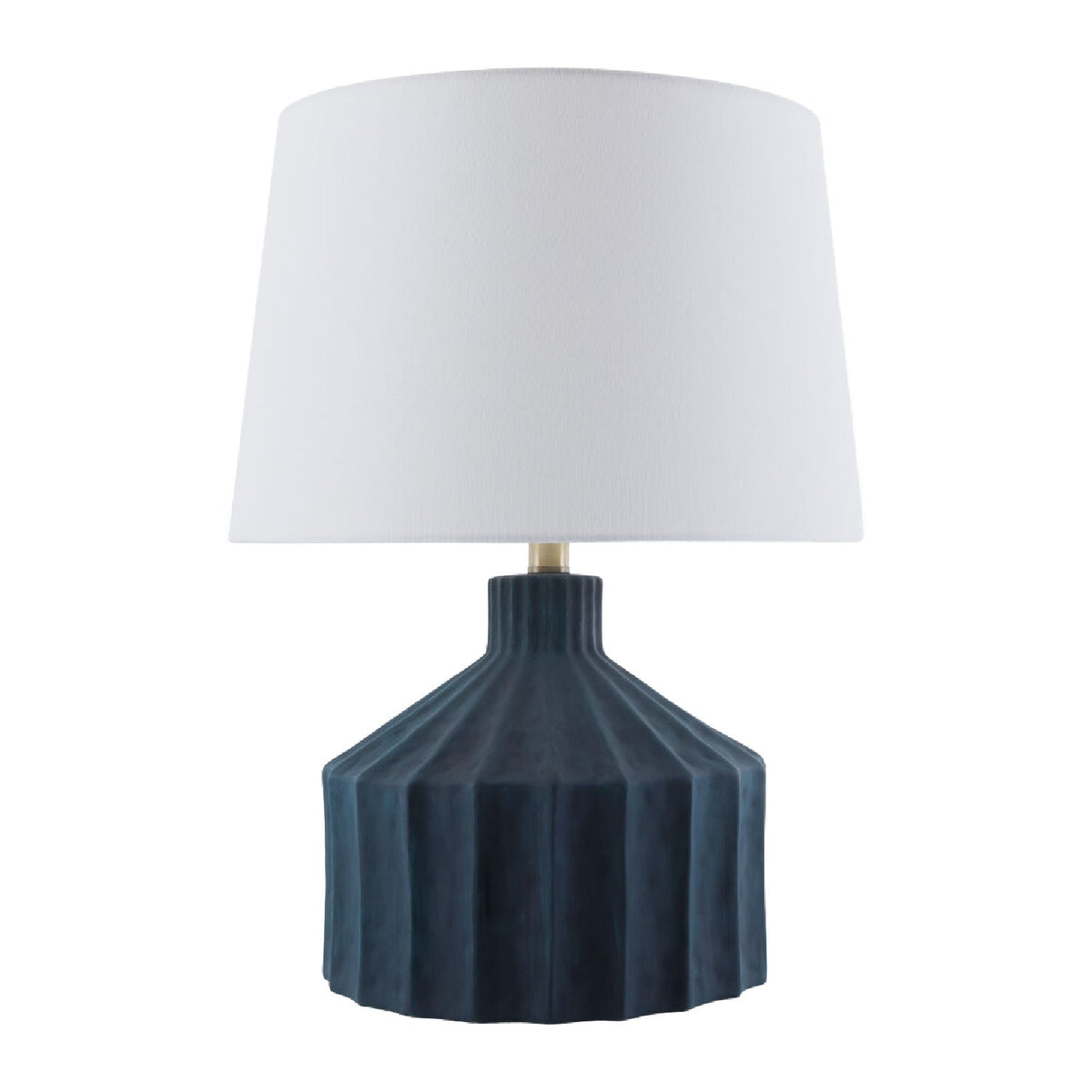 Modern European furniture - Fluted Ceramic Accent Table Lamp - www.oroa.com