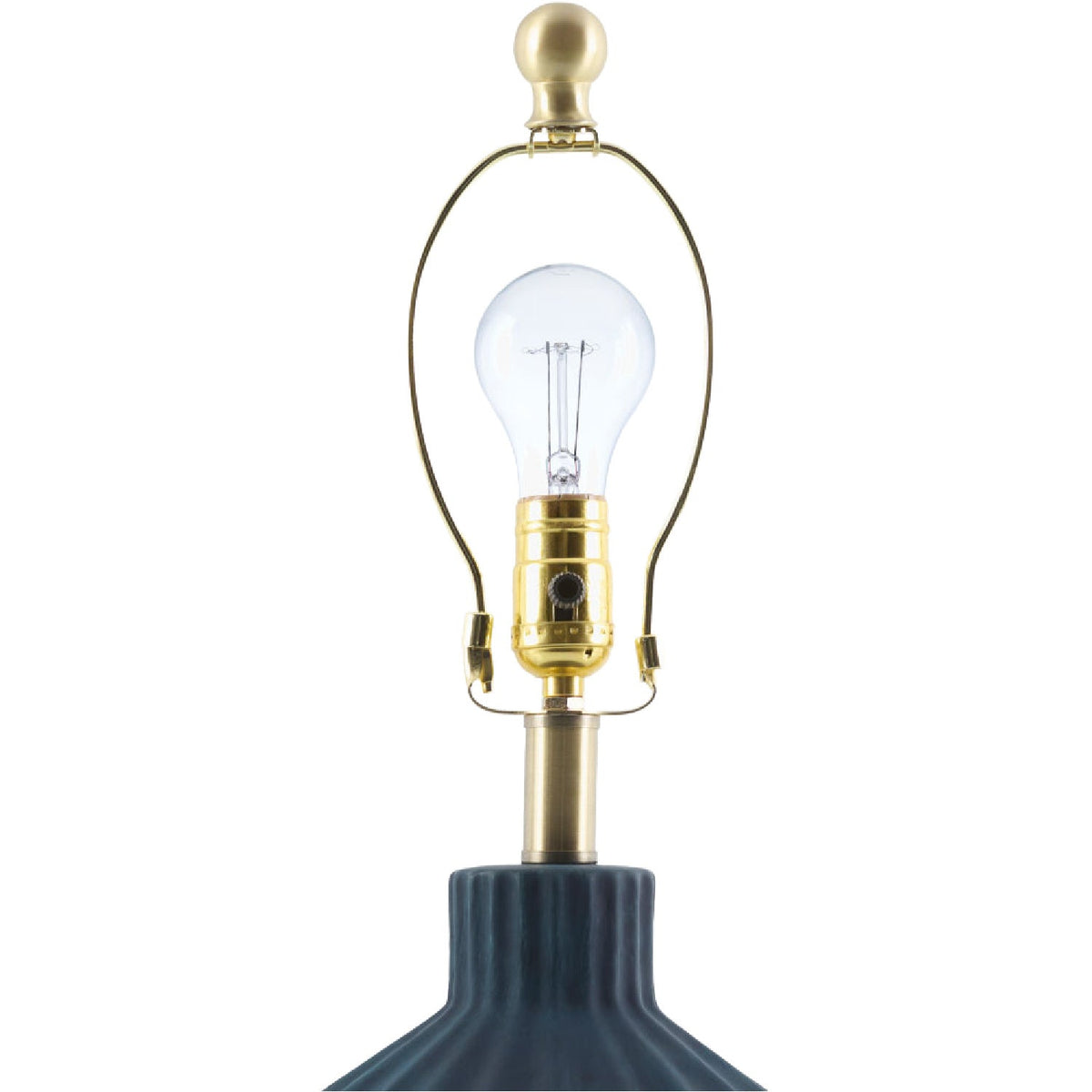 Modern European furniture - Fluted Ceramic Accent Table Lamp - www.oroa.com