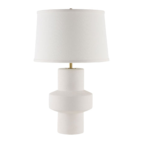 Modern European furniture - White Ceramic Modern Table Lamp - www.oroa.com