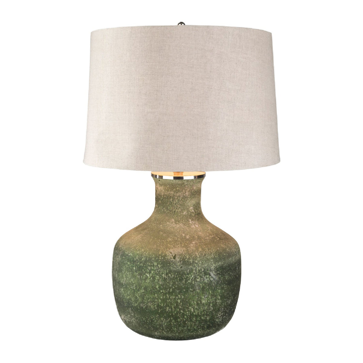 Modern European furniture - Sandblasted Green Glass Table Lamp - www.oroa.com