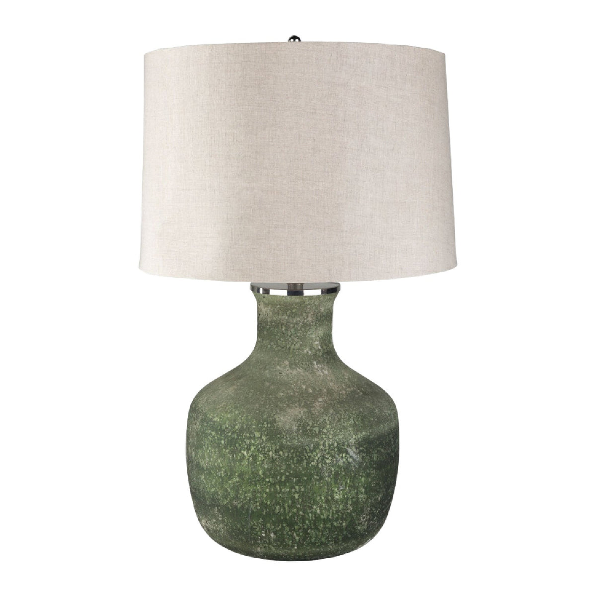 Modern European furniture - Sandblasted Green Glass Table Lamp - www.oroa.com