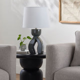 Modern European furniture - Glazed Green Ceramic Table Lamp - www.oroa.com