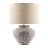 Modern European furniture - Gray Ceramic Accent Table Lamp - www.oroa.com
