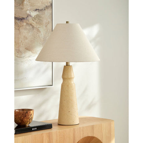 Modern European furniture - Taupe Jute Accent Table Lamp - www.oroa.com