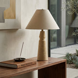 Modern European furniture - Taupe Jute Accent Table Lamp - www.oroa.com
