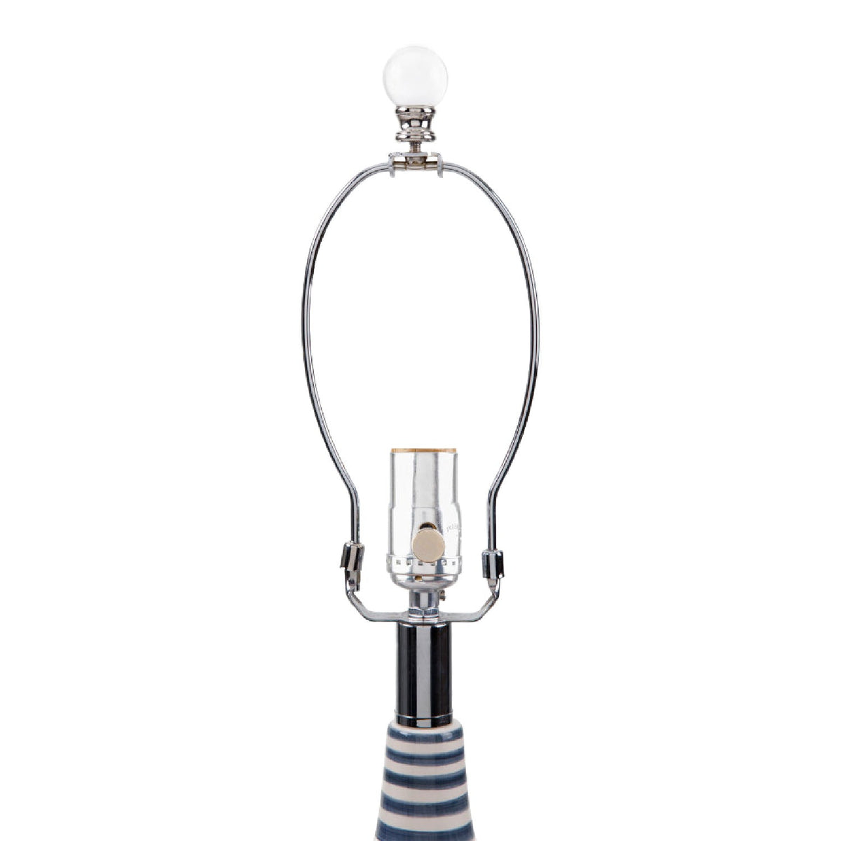 Modern European furniture - Navy Stripes Ceramic Table Lamp - www.oroa.com