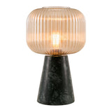 Modern European furniture - Green Marble Accent Table Lamp - www.oroa.com