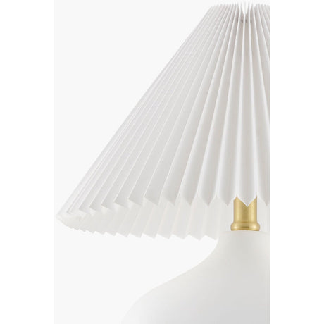 Modern European furniture - Pleated Linen Accent Table Lamp - www.oroa.com