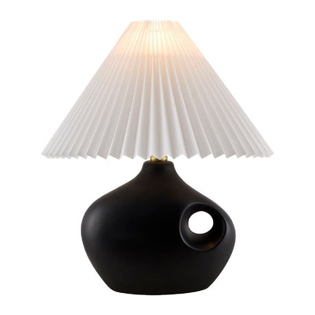 Modern European furniture - Pleated Linen Accent Table Lamp - www.oroa.com