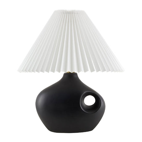 Modern European furniture - Pleated Linen Accent Table Lamp - www.oroa.com