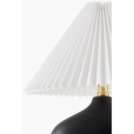 Modern European furniture - Pleated Linen Accent Table Lamp - www.oroa.com