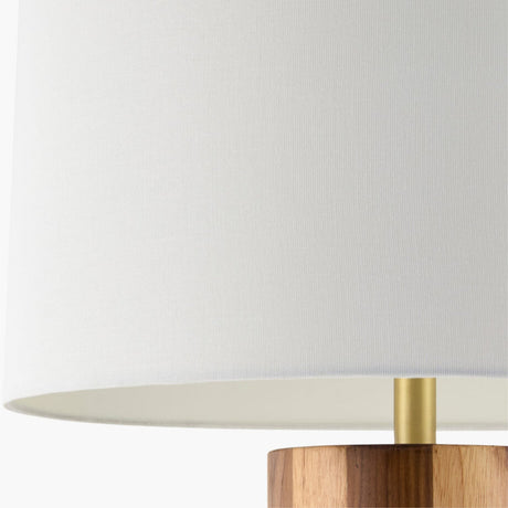 Modern European furniture - Brown Stripes Wooden Floor Lamp - www.oroa.com