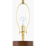Modern European furniture - Cylindrical Rubberwood Accent Floor Lamp - www.oroa.com