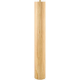 Modern European furniture - Cylindrical Rubberwood Accent Floor Lamp - www.oroa.com