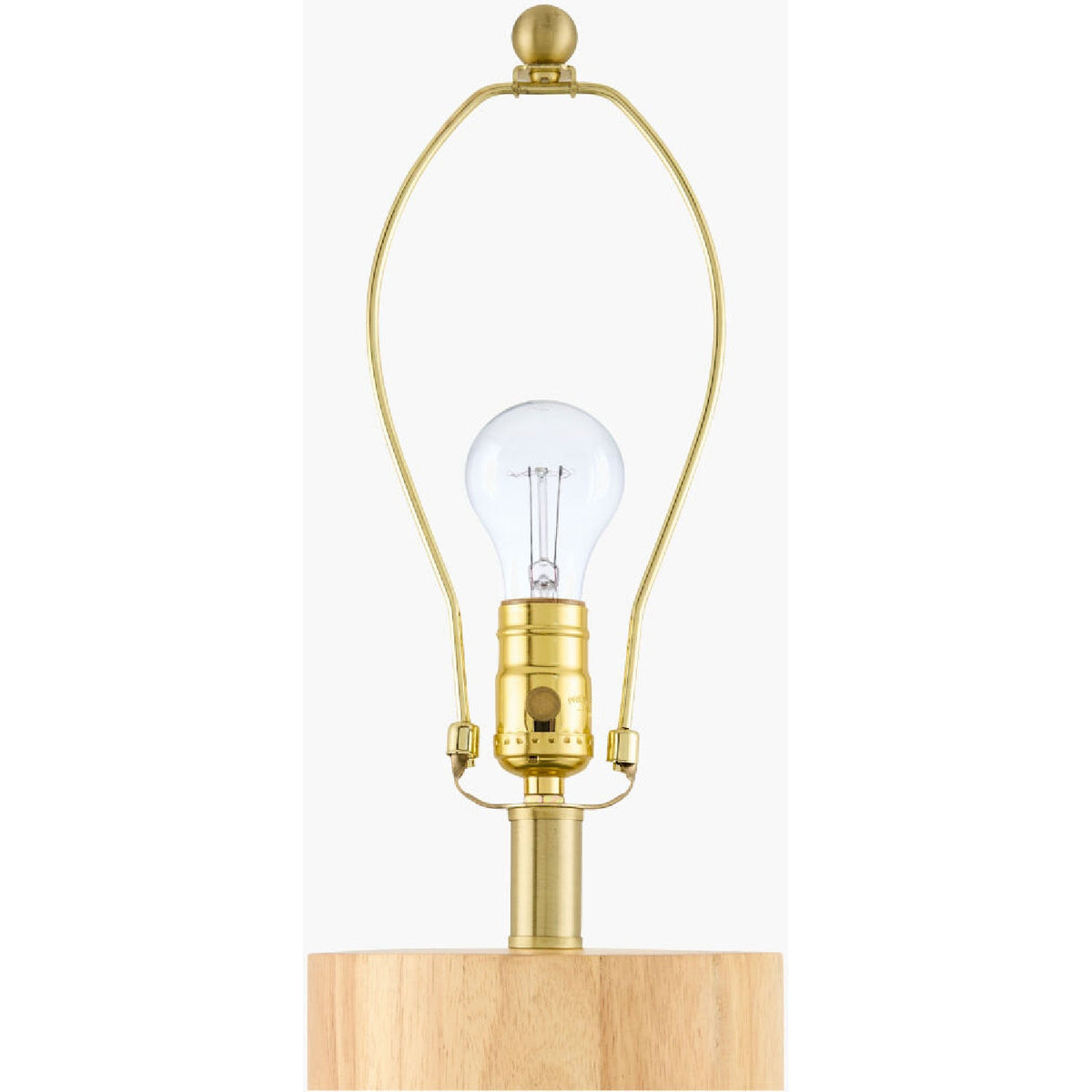 Modern European furniture - Cylindrical Rubberwood Accent Floor Lamp - www.oroa.com