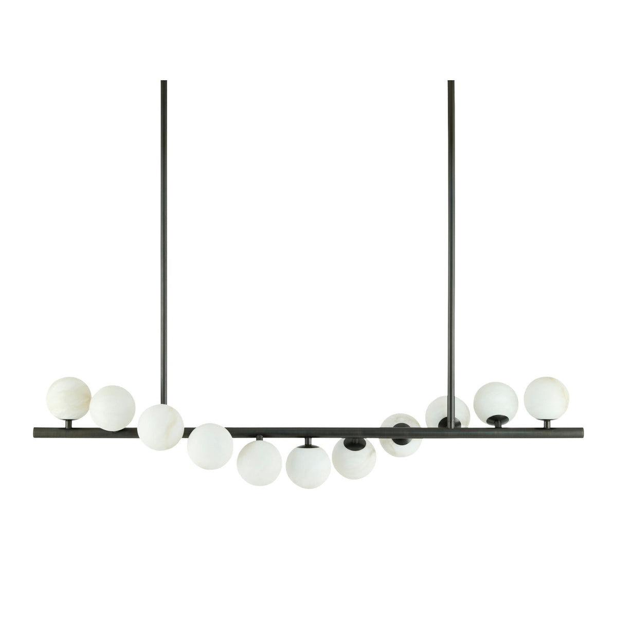 Modern European furniture - White Stone 11-Light Pendant Lamp - www.oroa.com