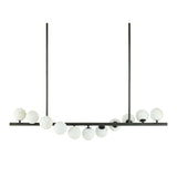 Modern European furniture - White Stone 11-Light Pendant Lamp - www.oroa.com