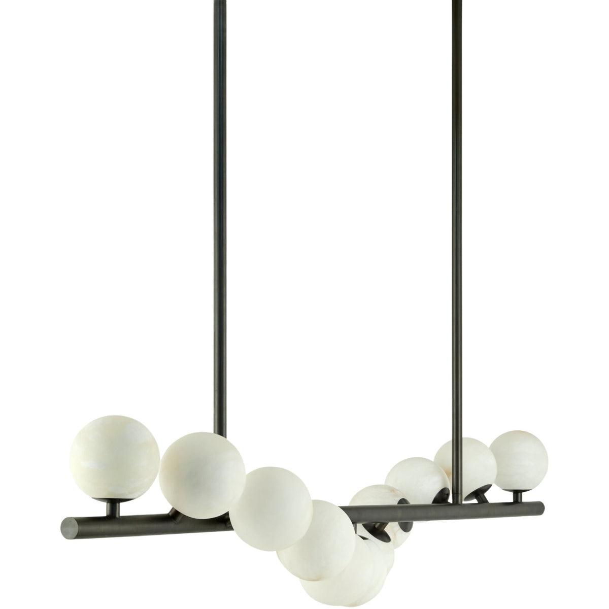 Modern European furniture - White Stone 11-Light Pendant Lamp - www.oroa.com