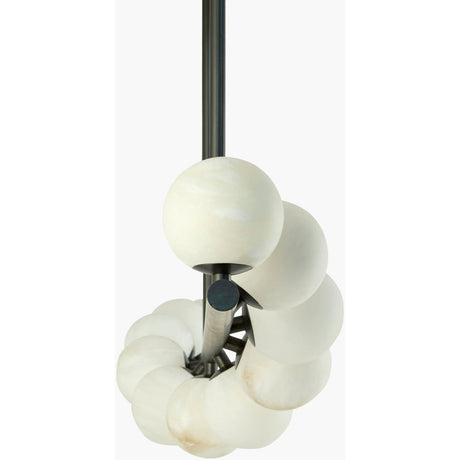 Modern European furniture - White Stone 11-Light Pendant Lamp - www.oroa.com