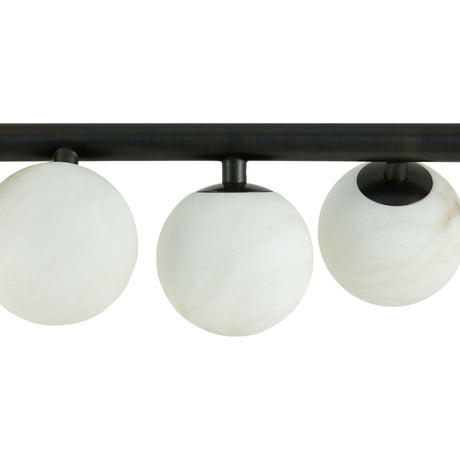 Modern European furniture - White Stone 11-Light Pendant Lamp - www.oroa.com