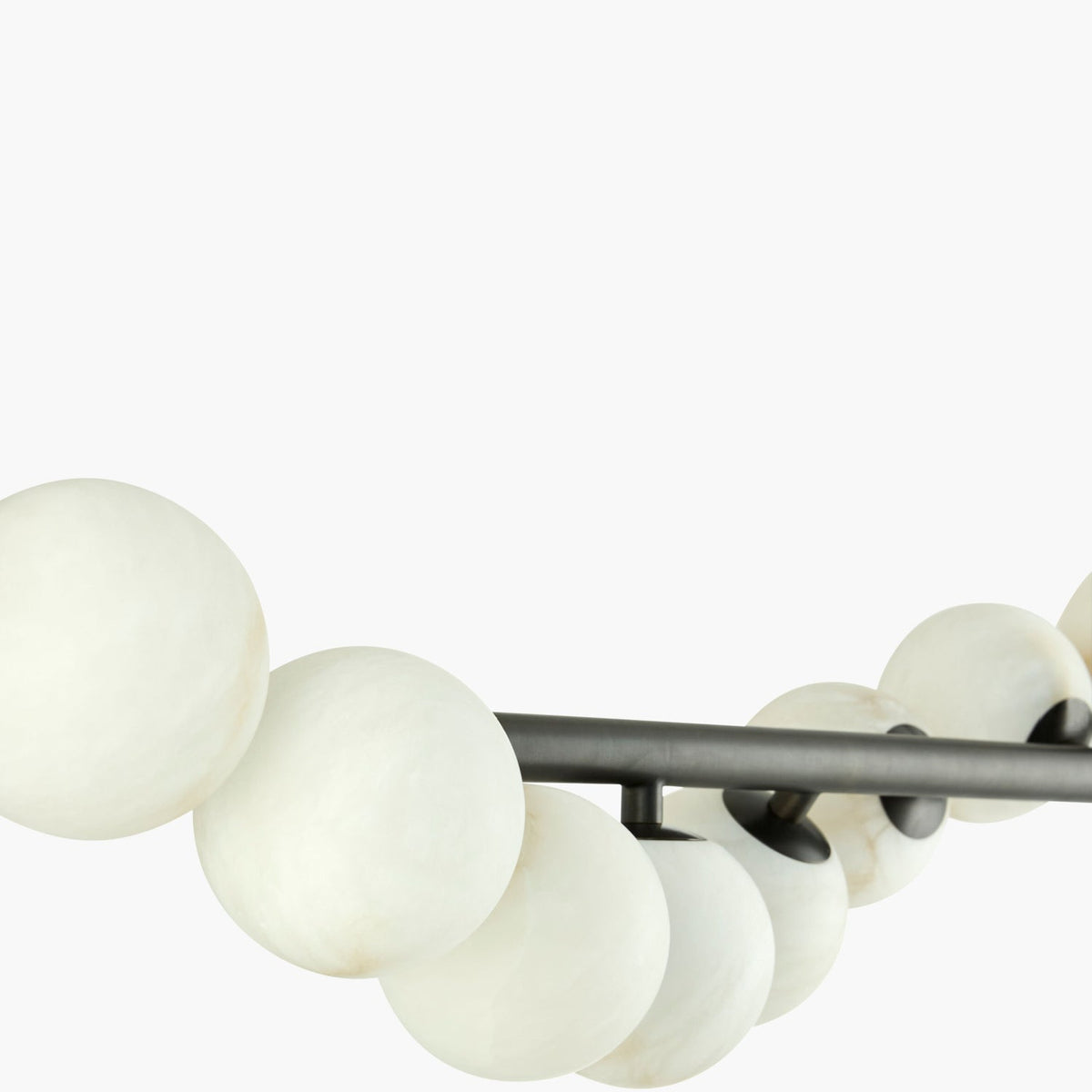 Modern European furniture - White Stone 11-Light Pendant Lamp - www.oroa.com