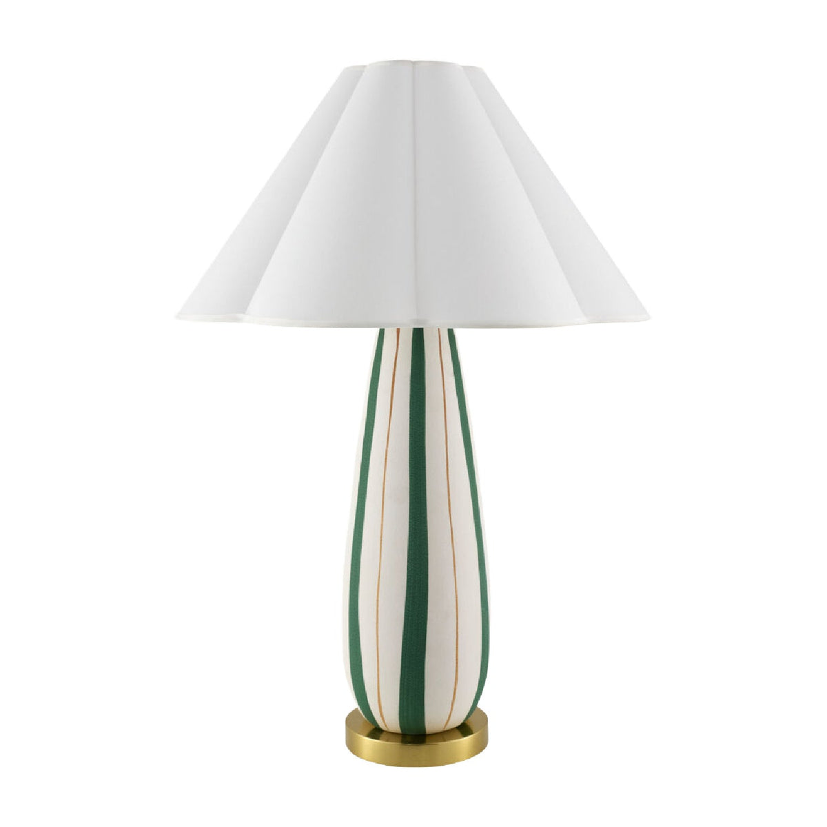 Modern European furniture - Striped Ceramic Accent Table Lamp - www.oroa.com