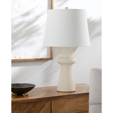 Modern European furniture - White Modern Accent Table Lamp - www.oroa.com