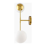 Modern European furniture - Double White Glass Wall Lamp - www.oroa.com