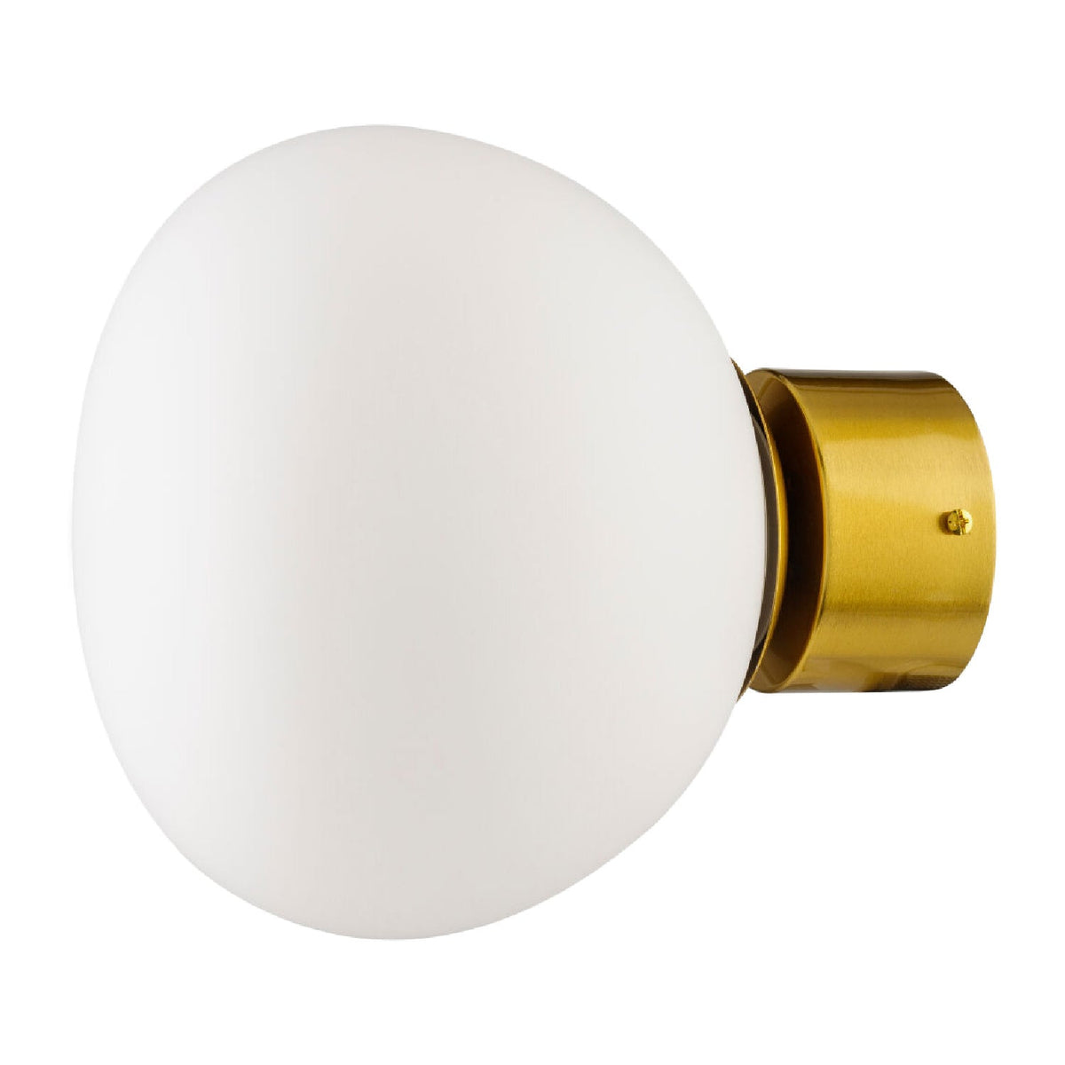 Modern European furniture - White Glass Orb Wall Lamp - www.oroa.com
