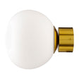 Modern European furniture - White Glass Orb Wall Lamp - www.oroa.com