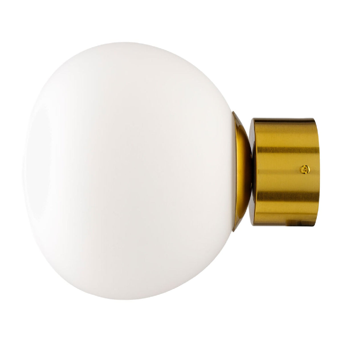 Modern European furniture - White Glass Orb Wall Lamp - www.oroa.com