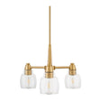 Modern European furniture - Iron Framed Glass Chandelier - www.oroa.com