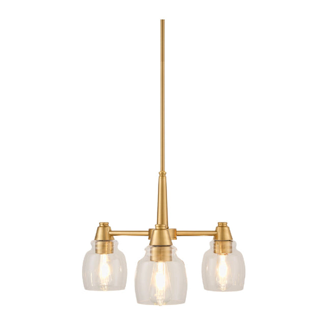Modern European furniture - Iron Framed Glass Chandelier - www.oroa.com