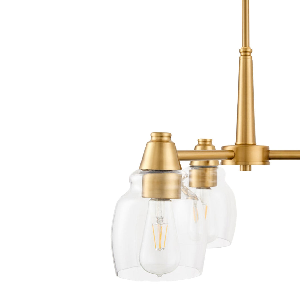 Modern European furniture - Iron Framed Glass Chandelier - www.oroa.com