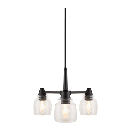 Modern European furniture - Iron Framed Glass Chandelier - www.oroa.com
