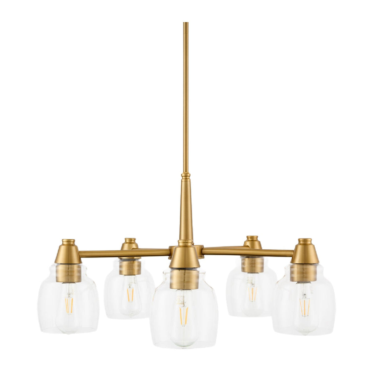 Modern European furniture - Iron Framed Glass Chandelier - www.oroa.com