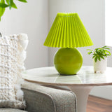 Modern European furniture - Pleated Fabric Shade Table Lamp - www.oroa.com